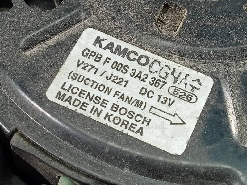 Recambio de electroventilador para chevrolet epica lt referencia OEM IAM F00S3A2367 F00S3D2001 P2-A7-2