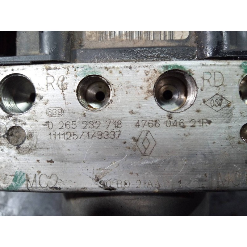 Recambio de abs para dacia sandero laureate referencia OEM IAM 476604621R 0265232718 P3-B9-12-1