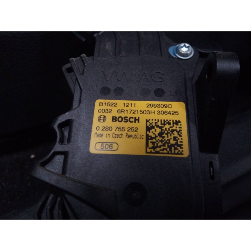 Recambio de pedal acelerador para skoda spaceback (5h) active referencia OEM IAM 6R1721503H 0280755252 