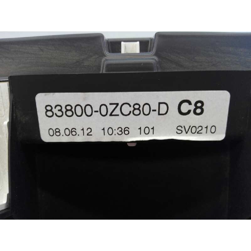 Recambio de cuadro instrumentos para toyota auris live referencia OEM IAM 838000ZC80 A2C53245521 E3-B2-8-1