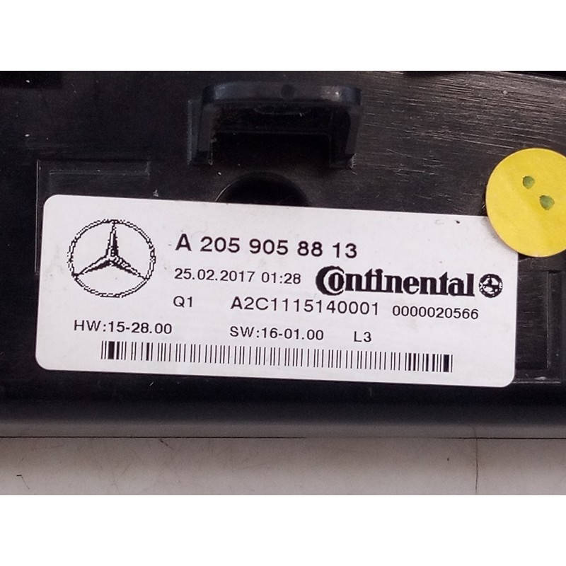 Recambio de mando climatizador para mercedes-benz clase c (w205) familiar c 250 t bluetec / d (205.208) referencia OEM IAM A2059