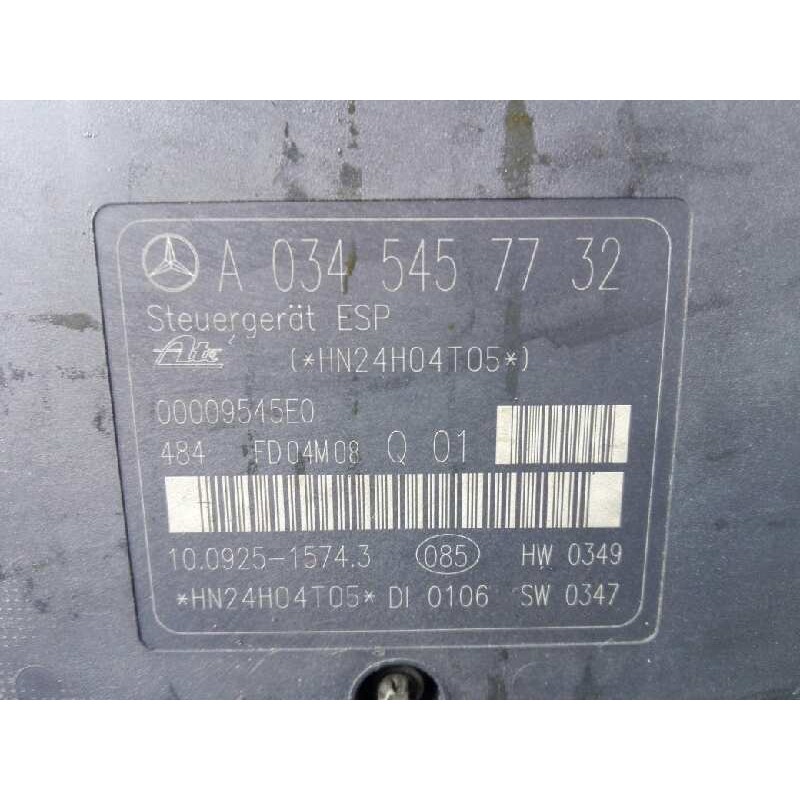 Recambio de abs para mercedes-benz clase c (w203) berlina 270 cdi (203.016) referencia OEM IAM A0054312912Q01 1002040439 P3-A8-2