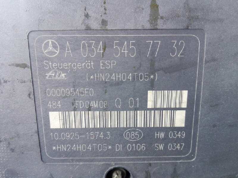 Recambio de abs para mercedes-benz clase c (w203) berlina 270 cdi (203.016) referencia OEM IAM A0054312912Q01 1002040439 P3-A8-2