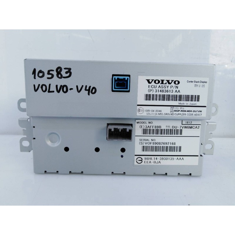 Recambio de sistema navegacion gps para volvo v40 momentum referencia OEM IAM 31483616AA 31483613AA E1-A5-3-2