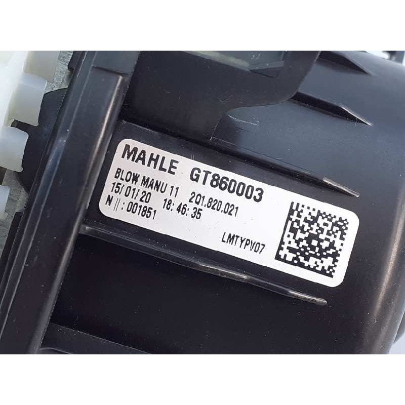 Recambio de ventilador calefaccion para seat arona xcellence referencia OEM IAM 2Q1820021 GT86003 