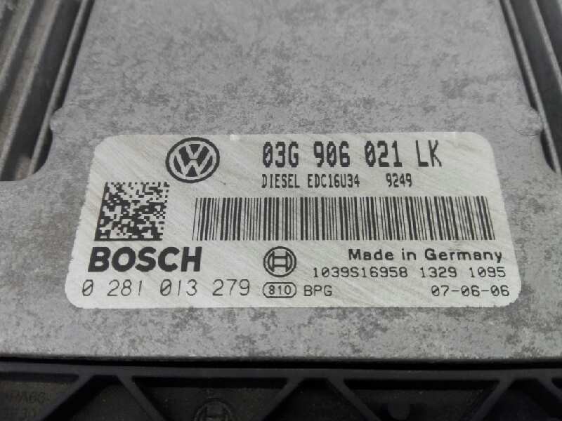 Recambio de centralita motor uce para seat leon (1p1) sport referencia OEM IAM 03G906021LK 0281013279 E2-A1-9-2
