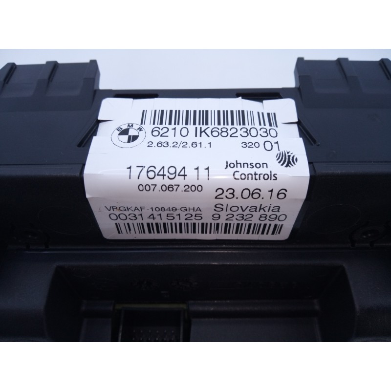 Recambio de cuadro instrumentos para bmw x3 (f25) sdrive 18d referencia OEM IAM 17649411 6210IK6823030 E3-A2-44-2