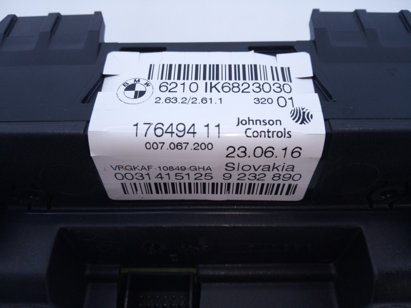 Recambio de cuadro instrumentos para bmw x3 (f25) sdrive 18d referencia OEM IAM 17649411 6210IK6823030 E3-A2-44-2