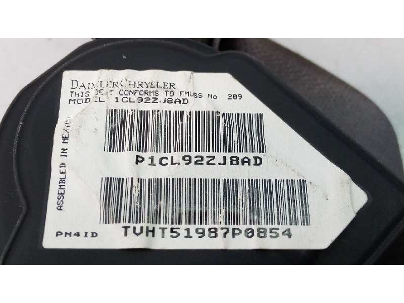 Recambio de cinturon seguridad trasero derecho para jeep gr. cherokee (wh) 3.0 crd limited referencia OEM IAM P1CL92ZJ8AD TVHT51