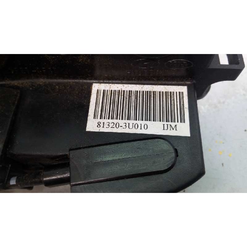 Recambio de cerradura puerta delantera derecha para kia sportage drive 4x2 referencia OEM IAM 813203U010  E3-A3-34-4