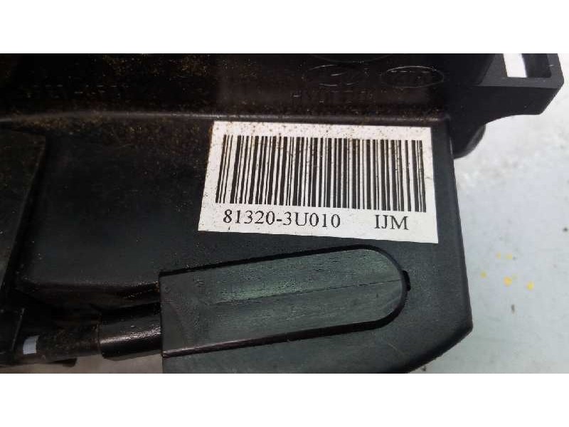 Recambio de cerradura puerta delantera derecha para kia sportage drive 4x2 referencia OEM IAM 813203U010  E3-A3-34-4