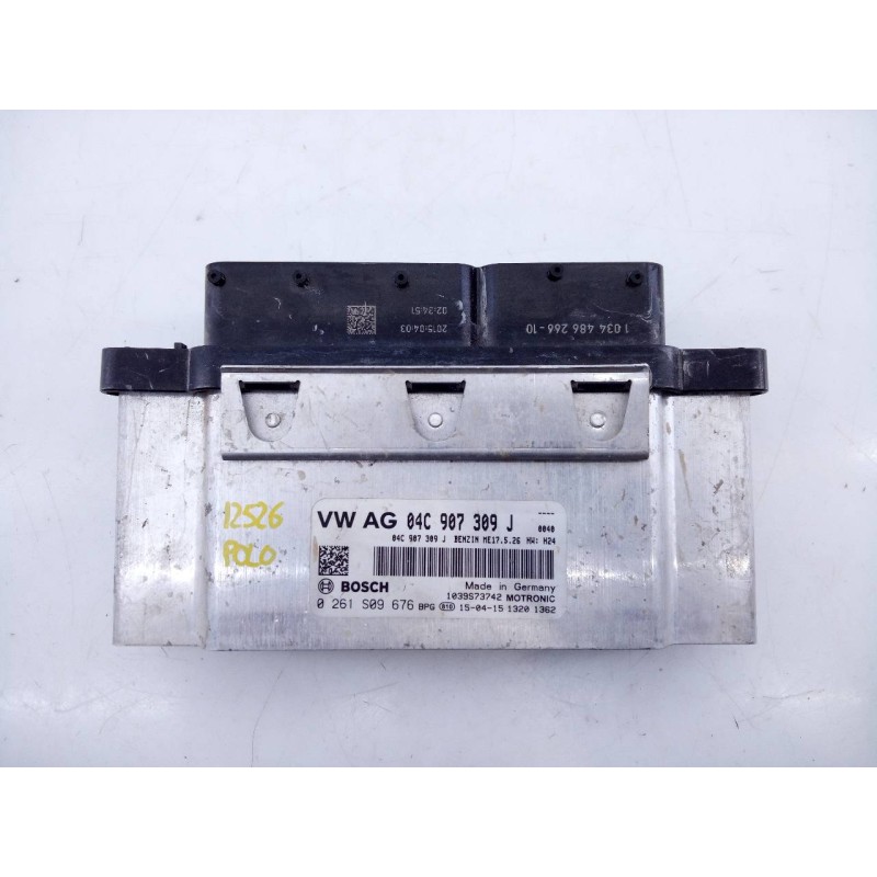 Recambio de centralita motor uce para volkswagen polo (6c1) comfortline referencia OEM IAM 04C907309J 0261S09676 E2-A1-35-3