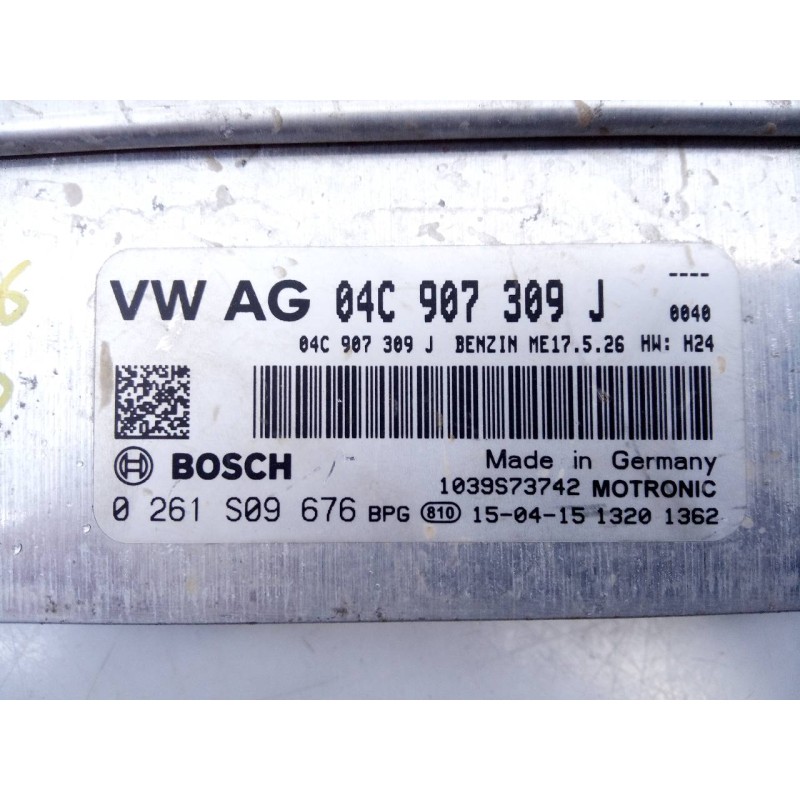 Recambio de centralita motor uce para volkswagen polo (6c1) comfortline referencia OEM IAM 04C907309J 0261S09676 E2-A1-35-3