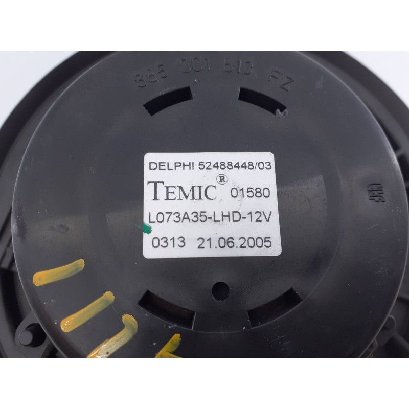 Recambio de ventilador calefaccion para alfa romeo gt (125) 2.0 jts 16v distinctive referencia OEM IAM 52488448 885001755 E3-A4-