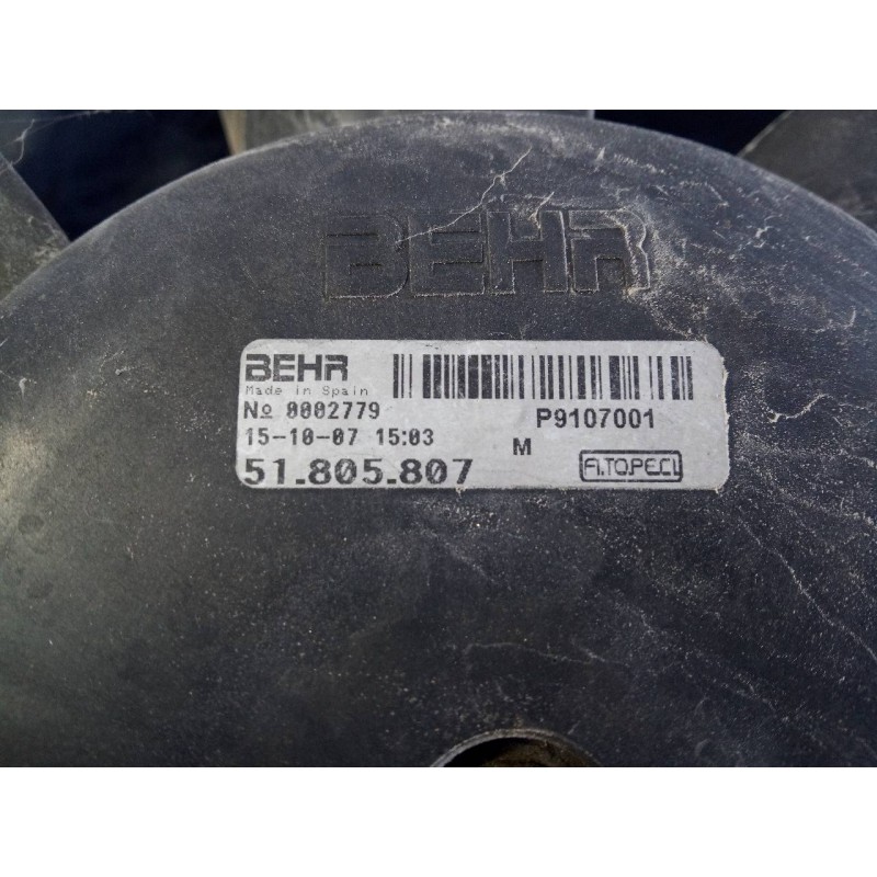 Recambio de electroventilador para citroën nemo sx referencia OEM IAM 51805807  P2-B9-13
