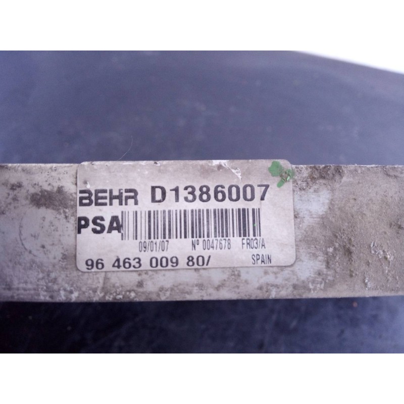 Recambio de intercooler para citroën c6 exclusive referencia OEM IAM 9646300980 D1386007 P2-A11-3