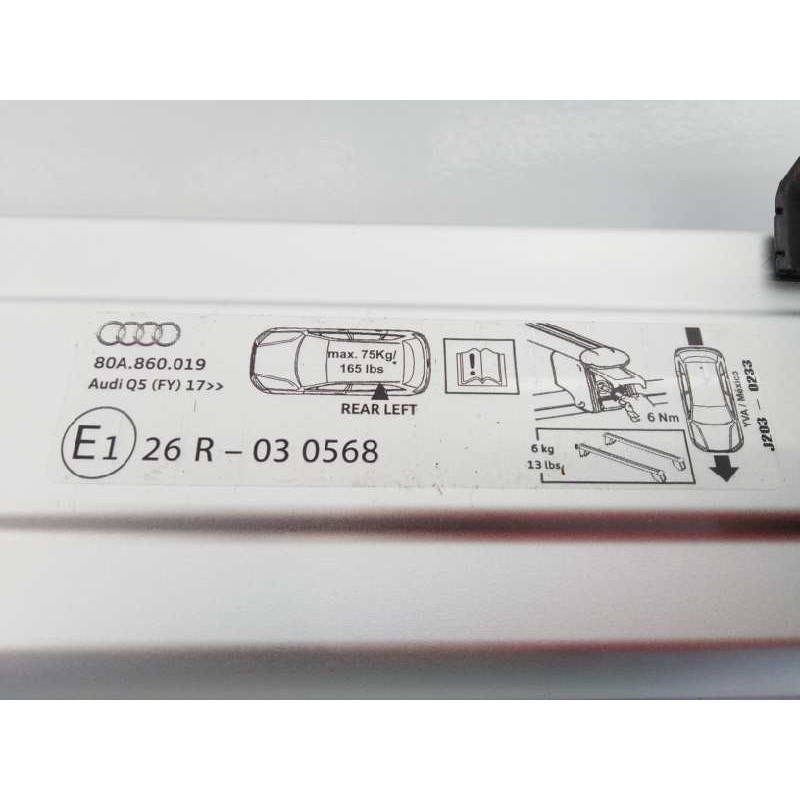 Recambio de techo para audi q5 (fyb) s line quattro referencia OEM IAM 80A860019  E1-B6-18