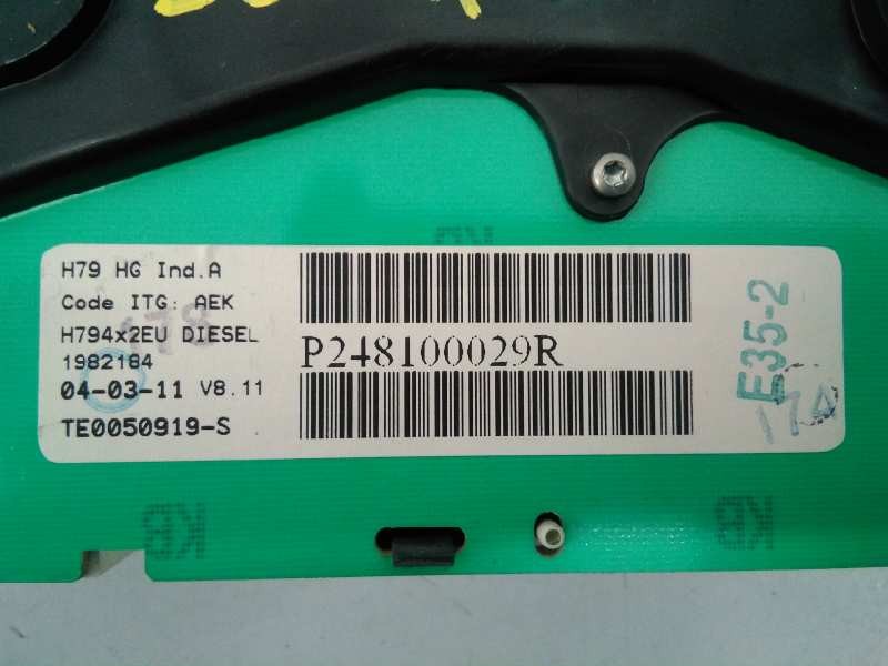 Recambio de cuadro instrumentos para dacia duster ambiance 4x2 referencia OEM IAM 248100029R  E2-A1-38-3
