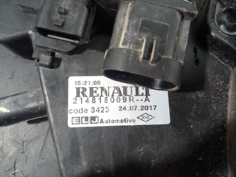 Recambio de electroventilador para dacia sandero stepway referencia OEM IAM 214818009R  P2-A7-3
