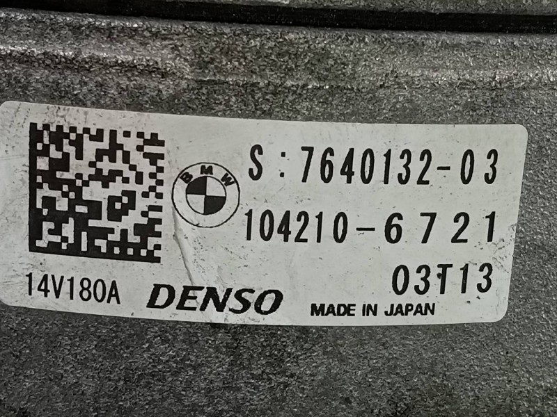Recambio de alternador para bmw x3 (f25) sdrive 18d referencia OEM IAM 764013203  P3-A5-23-2