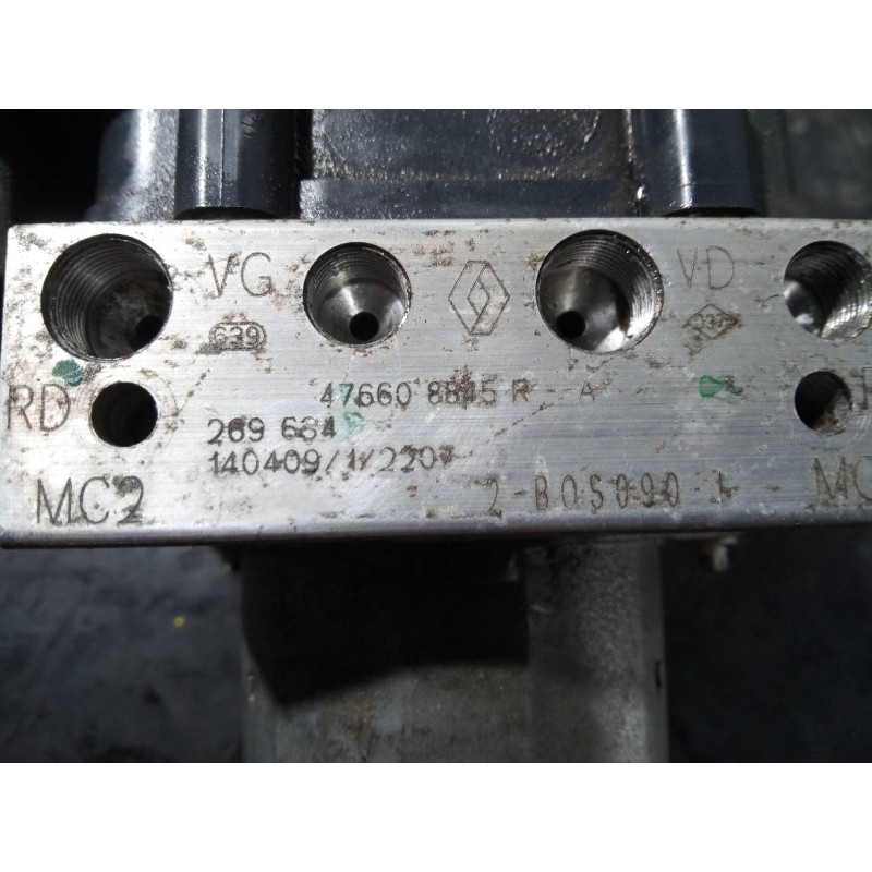 Recambio de abs para dacia duster laureate 4x2 referencia OEM IAM 476608845R  P3-B9-14-2