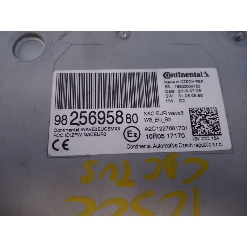 Recambio de sistema navegacion gps para citroën c4 cactus feel referencia OEM IAM 9825695880 982429858000 E3-B2-41-2