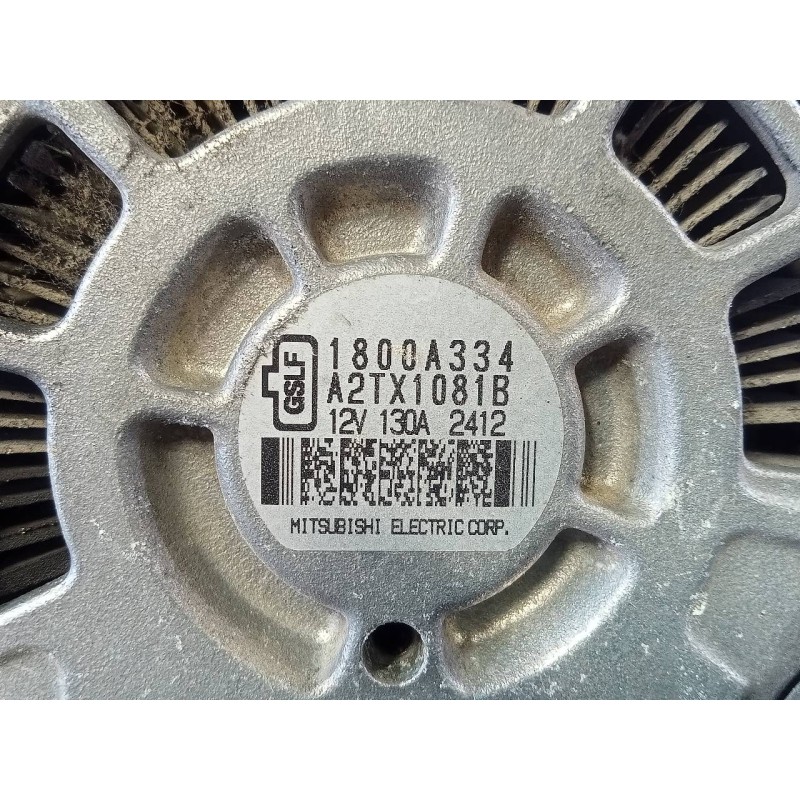 Recambio de alternador para peugeot 4008 allure referencia OEM IAM 1800A334 A2TX1081B P3-A4-24-4