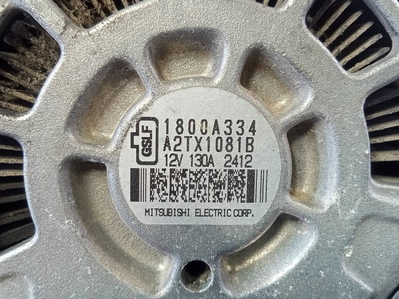 Recambio de alternador para peugeot 4008 allure referencia OEM IAM 1800A334 A2TX1081B P3-A4-24-4