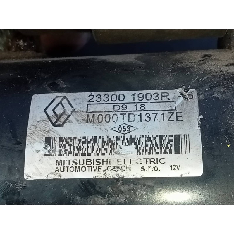 Recambio de motor arranque para dacia lodgy stepway referencia OEM IAM 233001903R M000TD1371ZE P3-B8-7-1