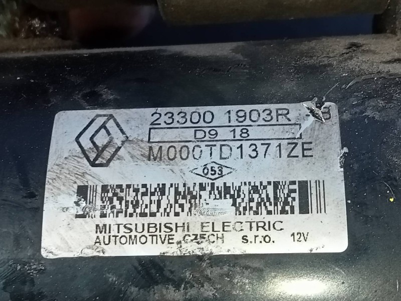 Recambio de motor arranque para dacia lodgy stepway referencia OEM IAM 233001903R M000TD1371ZE P3-B8-7-1