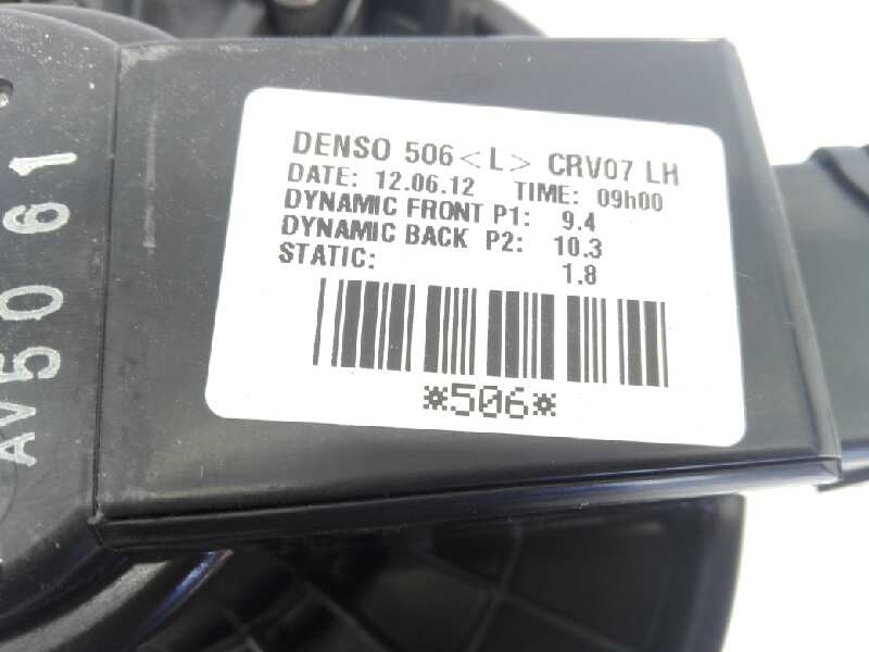 Recambio de ventilador calefaccion para honda cr-v elegance 4x4 referencia OEM IAM AV5061 CRV07LH E2-A2-54-2