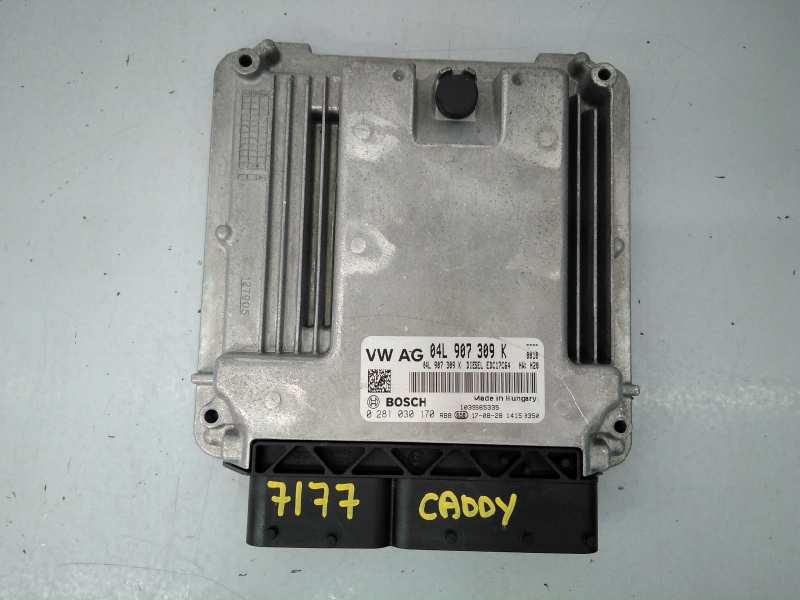 Recambio de centralita motor uce para volkswagen caddy furgón/kombi furgón bmt referencia OEM IAM 04L907309K 0281030170 E2-A1-7-