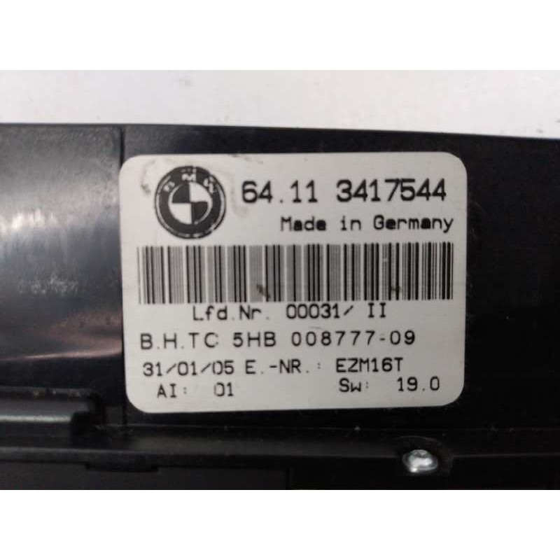 Recambio de mando climatizador para bmw x3 (e83) 2.0d referencia OEM IAM 64113417544 5HB00877709 E3-A2-24-2