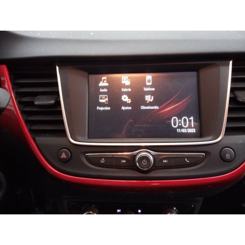 Recambio de sistema audio / radio cd para opel crossland x design line referencia OEM IAM   E3-A5-19-2