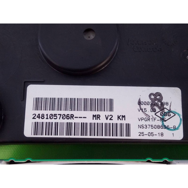 Recambio de cuadro instrumentos para dacia lodgy stepway referencia OEM IAM 248105706R  E2-A1-29-2