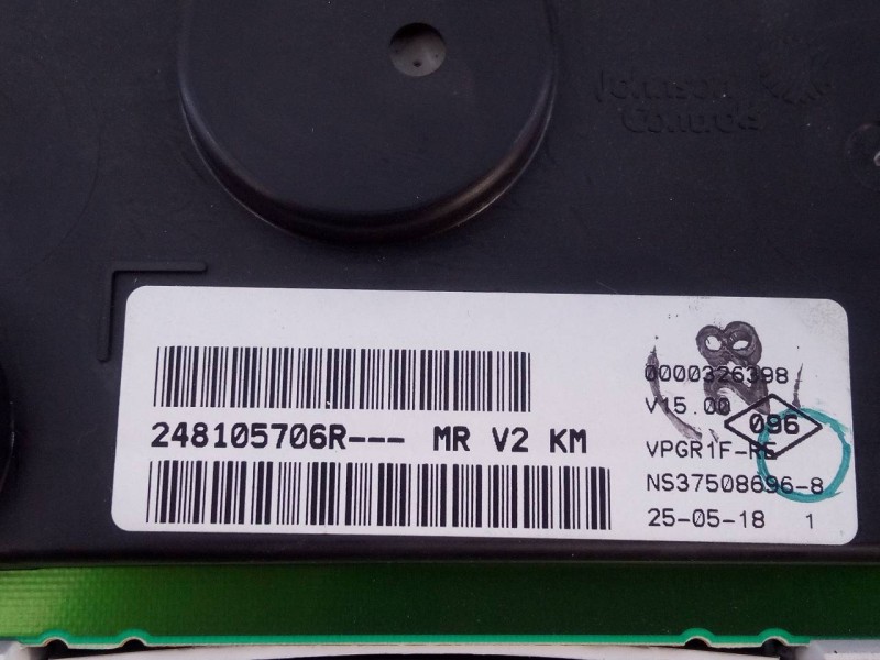 Recambio de cuadro instrumentos para dacia lodgy stepway referencia OEM IAM 248105706R  E2-A1-29-2