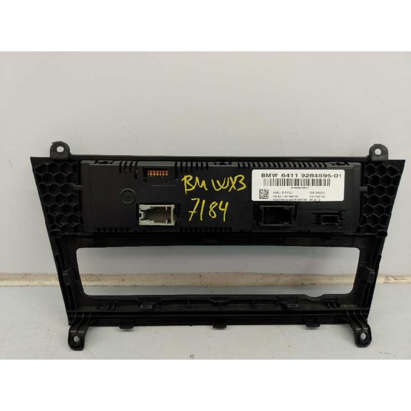 Recambio de mando climatizador para bmw x3 (f25) xdrive 20d referencia OEM IAM 6411928459601 BH928459601 E3-A2-25-3