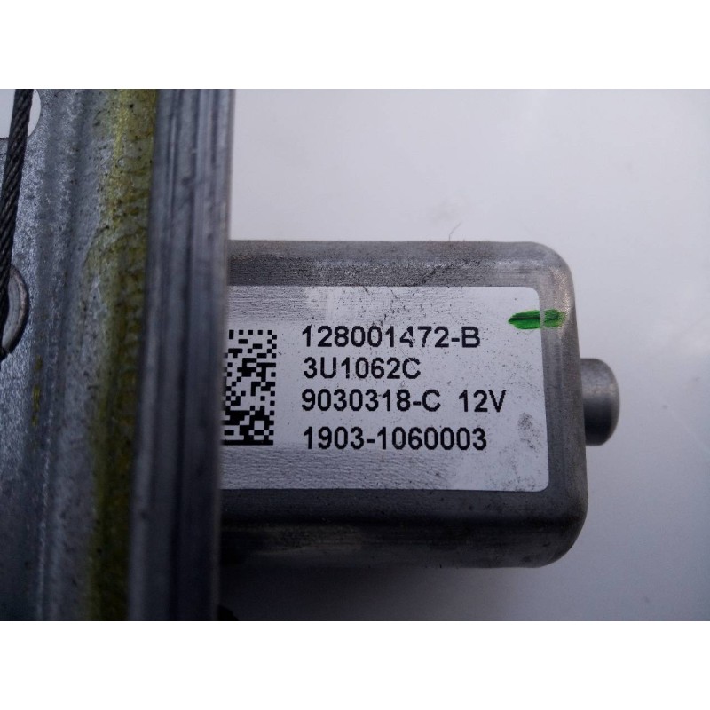 Recambio de elevalunas trasero izquierdo para dacia lodgy stepway referencia OEM IAM 128001472B 3U1062C E1-A1-27-1