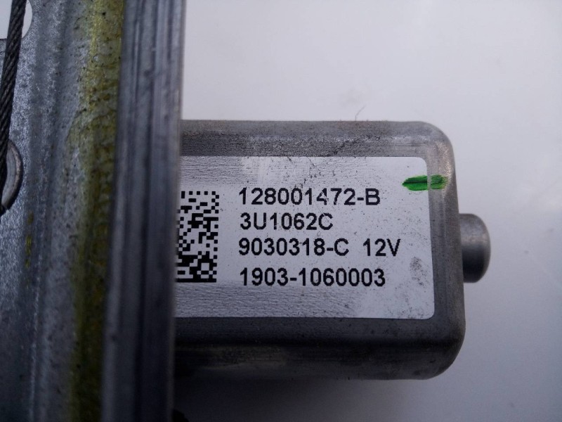 Recambio de elevalunas trasero izquierdo para dacia lodgy stepway referencia OEM IAM 128001472B 3U1062C E1-A1-27-1