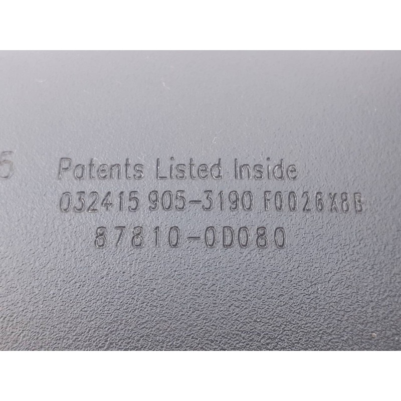 Recambio de espejo interior para toyota verso advance referencia OEM IAM 878100D080  E3-B2-24-1