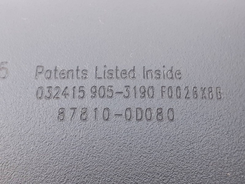 Recambio de espejo interior para toyota verso advance referencia OEM IAM 878100D080  E3-B2-24-1