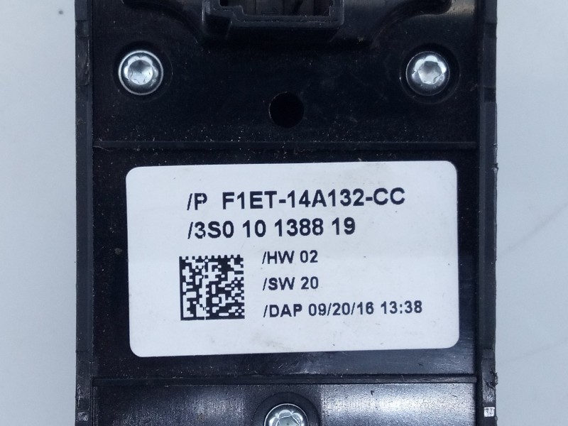 Recambio de mando elevalunas delantero izquierdo para ford c-max (ceu) referencia OEM IAM F1ET14A132CC  E3-B3-25-1