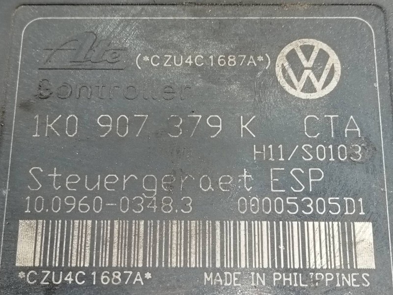 Recambio de abs para audi a3 (8p) 2.0 tdi ambiente referencia OEM IAM 1K0614517H 1K0907379K P3-B8-22-1
