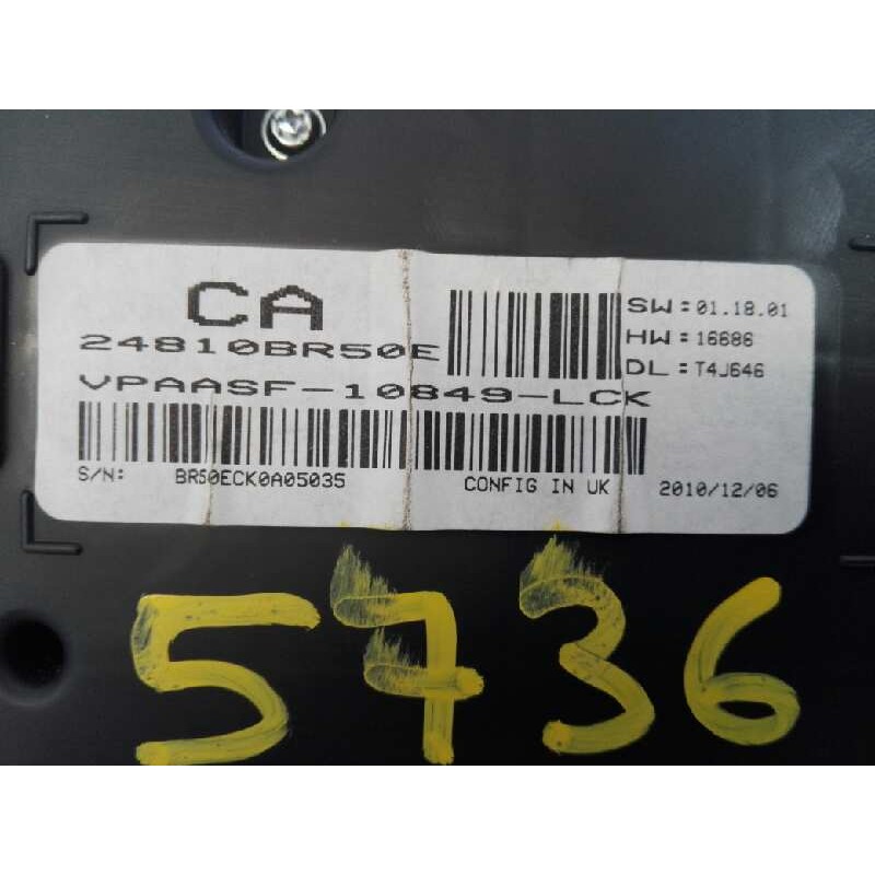 Recambio de cuadro instrumentos para nissan qashqai (j10) acenta referencia OEM IAM 24810BR50E VPAASF10849LCK E3-B4-23-4