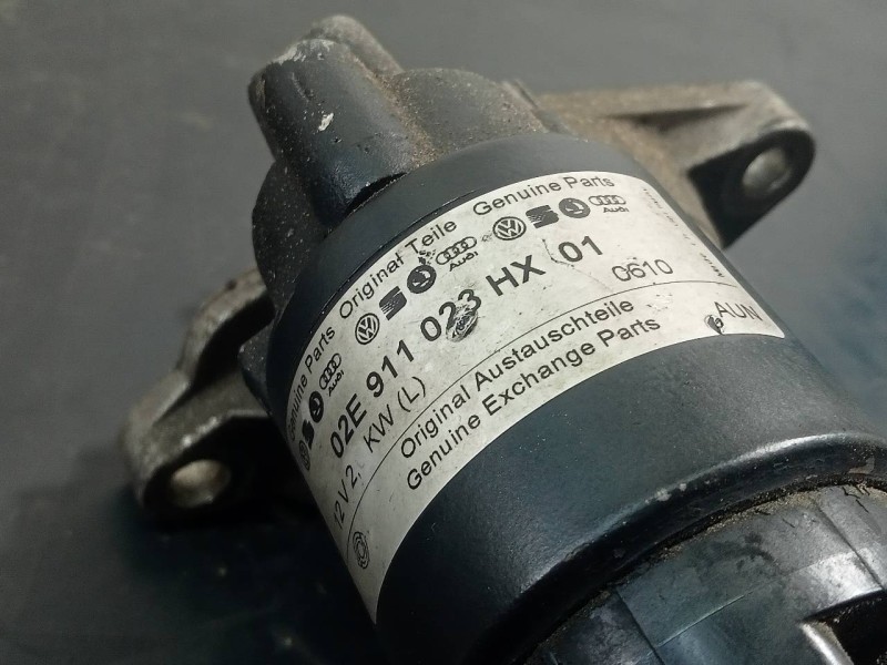 Recambio de motor arranque para audi a3 (8p) 2.0 tdi ambiente referencia OEM IAM 02E911023HX  P3-B7-12-3
