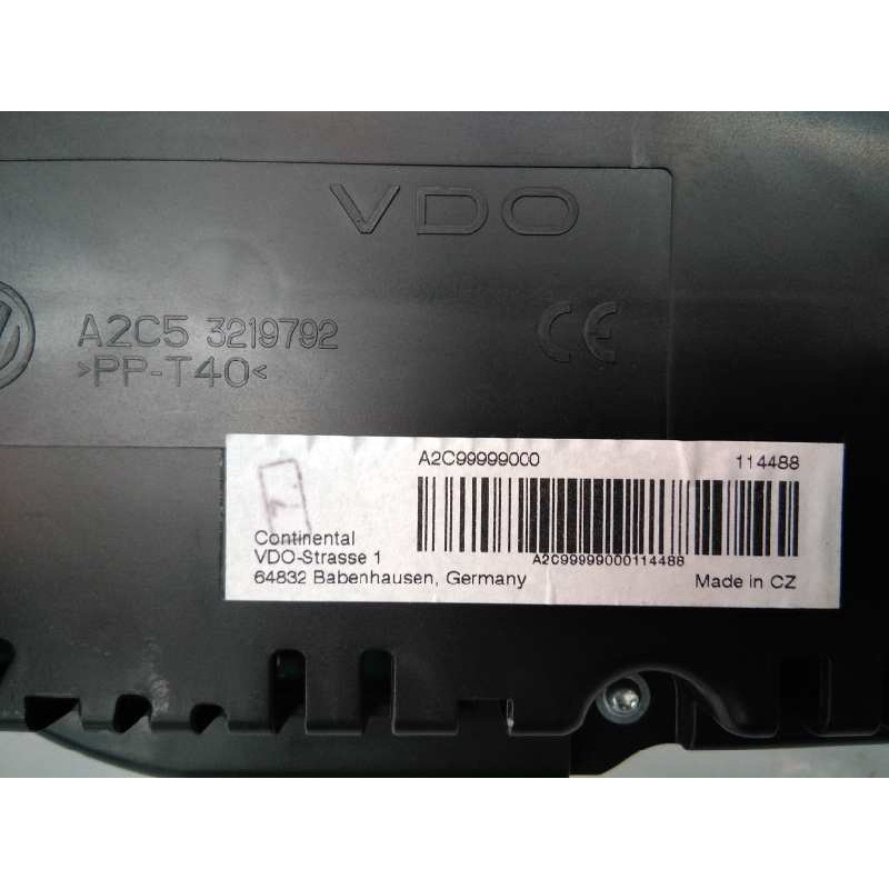 Recambio de cuadro instrumentos para audi a1 sportback (8xf) attraction referencia OEM IAM 8XA920930D A2C53219792 E2-A1-2-5