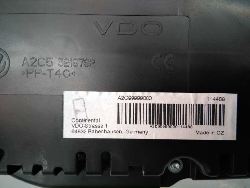 Recambio de cuadro instrumentos para audi a1 sportback (8xf) attraction referencia OEM IAM 8XA920930D A2C53219792 E2-A1-2-5