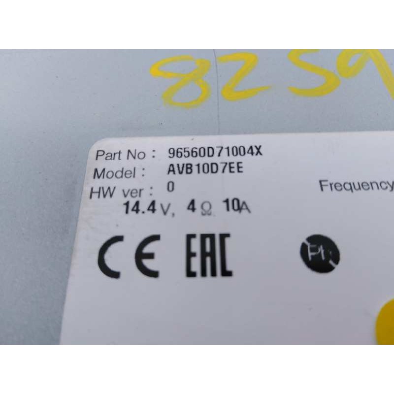 Recambio de sistema navegacion gps para hyundai tucson essence bluedrive 2wd referencia OEM IAM 96560D71004X  E3-A3-44-4