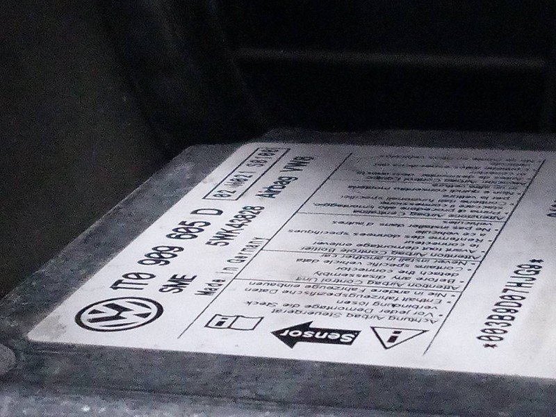 Recambio de centralita airbag para volkswagen touran (1t2) advance referencia OEM IAM 1T0909605D  