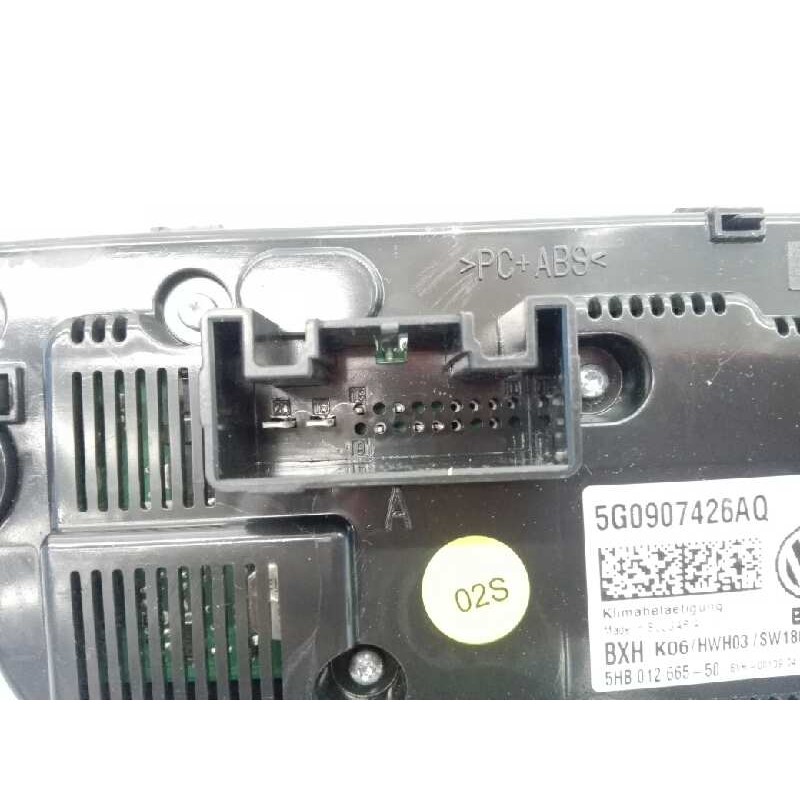 Recambio de mando calefaccion / aire acondicionado para volkswagen touran (5t1) edition bmt referencia OEM IAM 5G0907426AQ 5HB01